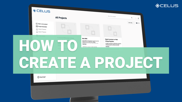 How to create a project