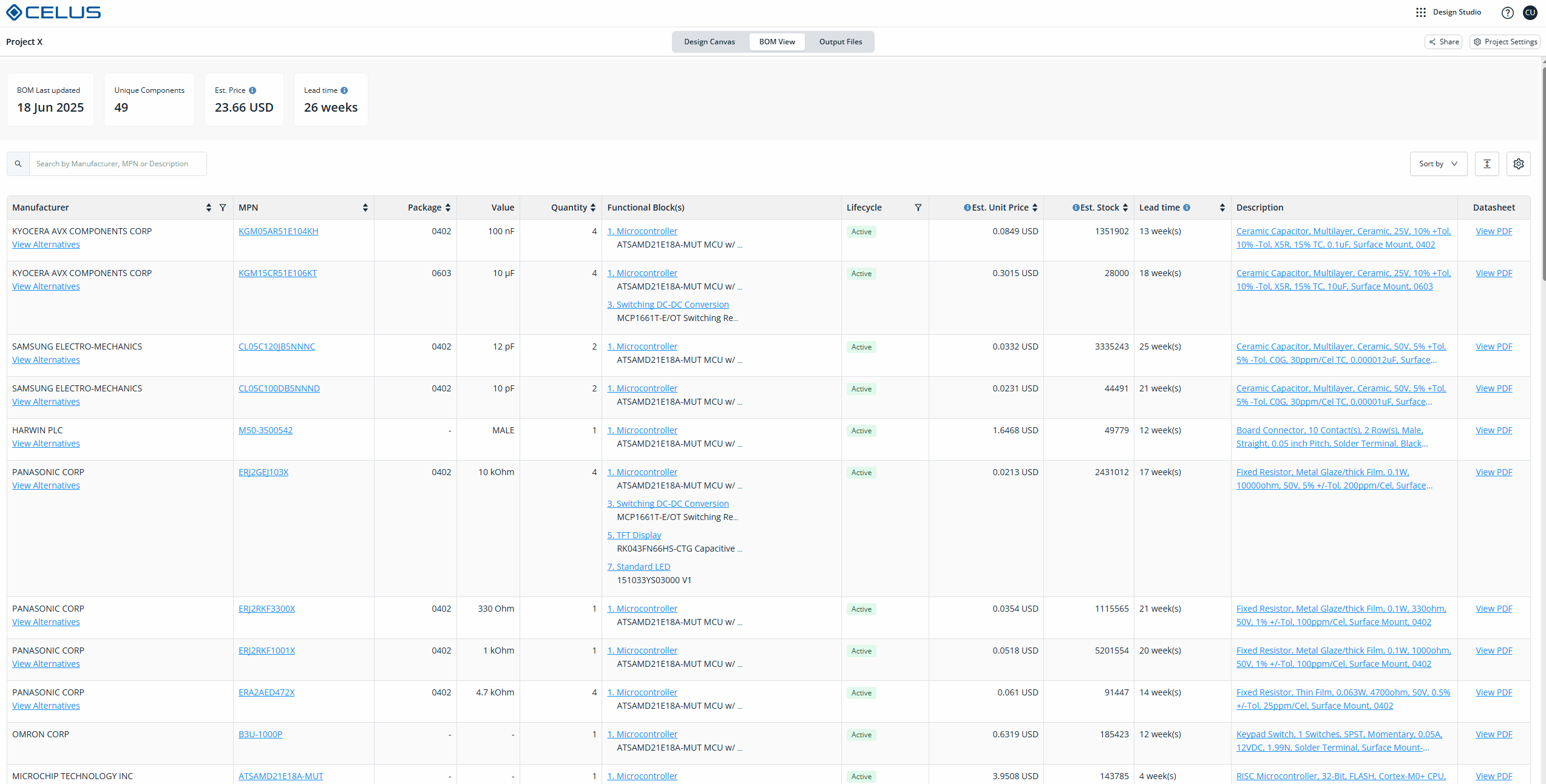 BOM View_Component_2