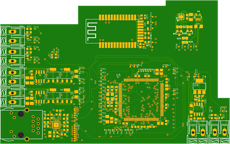 LAN card for industrial control process