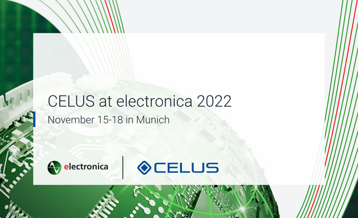 CELUS is part of electronica 2022