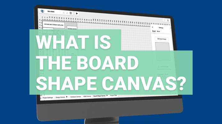 What is the Board Shape Canvas?