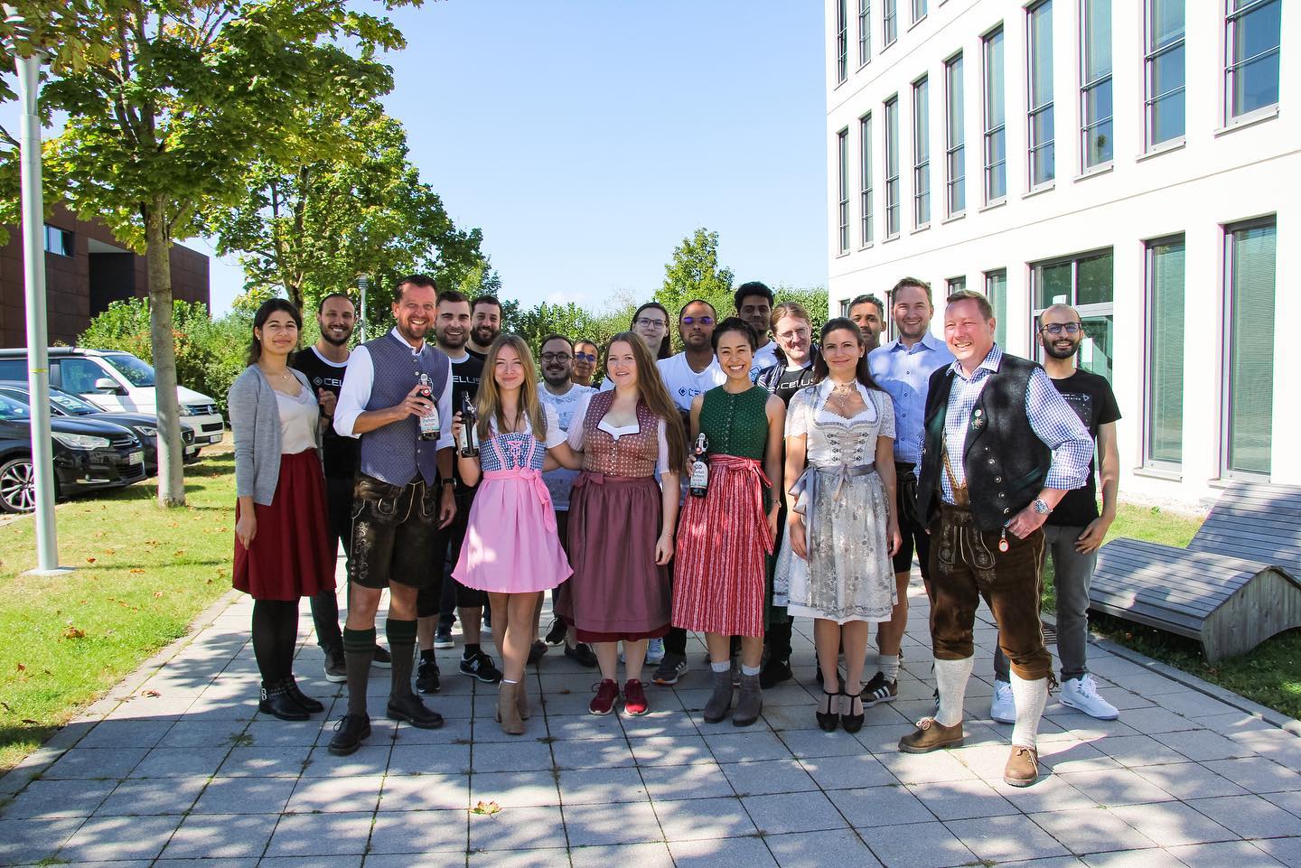 Unser CELUS Team während der Feier zum Wiesn-Anstich