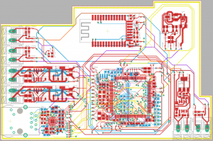 Layout of a LAN-Card. The immediate availability of hardware samples shortens development times enormously