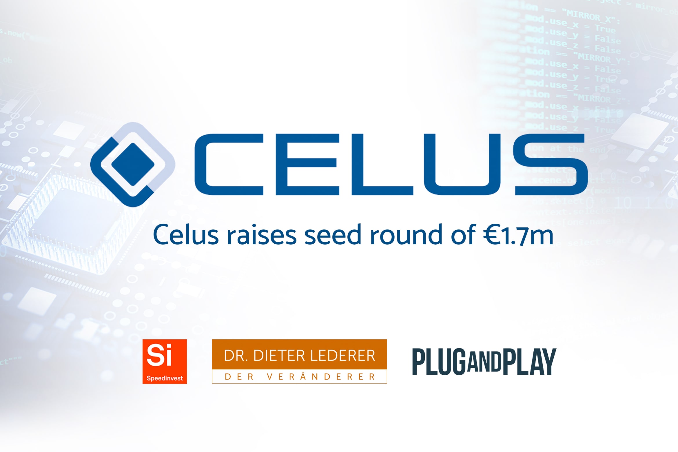 Celus raises seed round of €1.7m