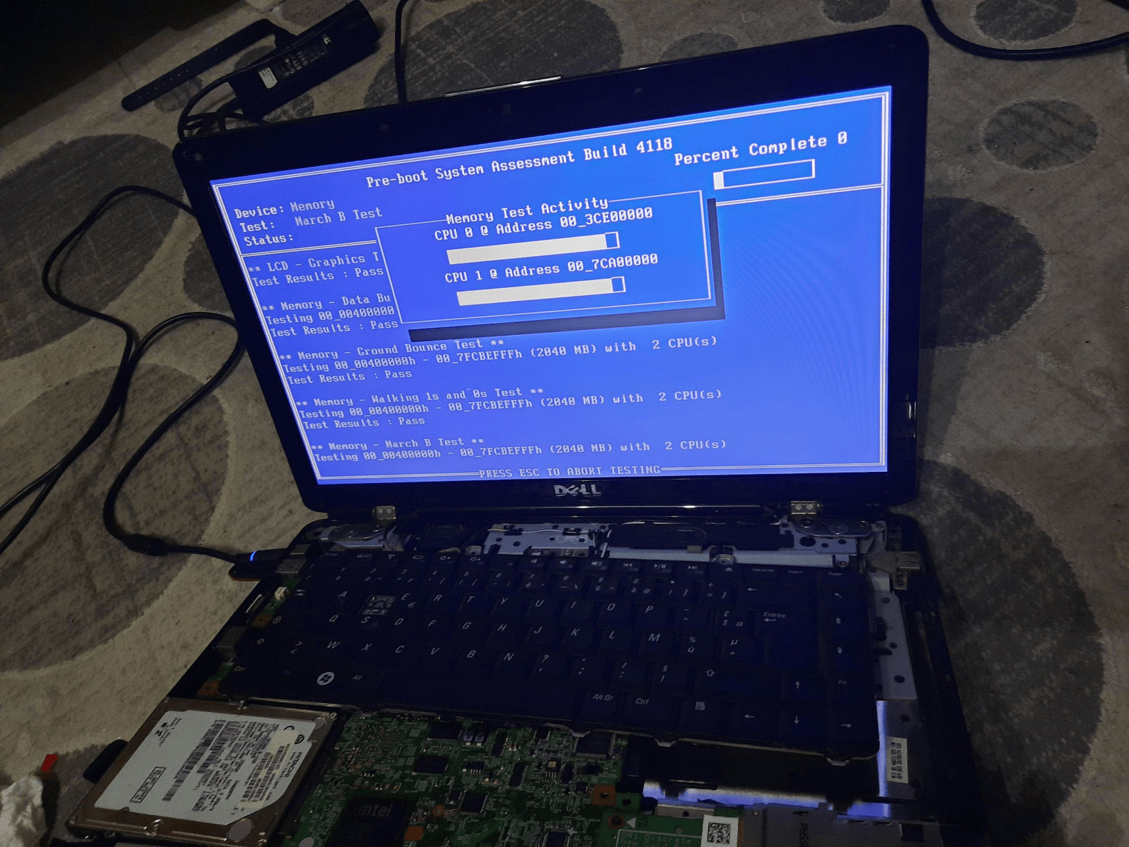 Wajdis latest project: reparing this computer