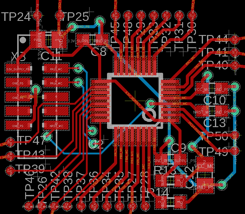 PCB design (see picture of the schematics in phase 4)