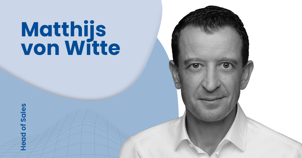 Interview with Head of Sales at CELUS, Matthijs von Witte